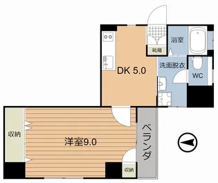 グレイス21【5階】の間取り