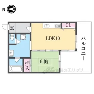 片岡山荘【2階】の間取り