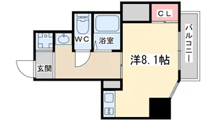 ル・パルトネール梅田北【14階】の間取り