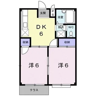 エルディム根岸II【1階】の間取り