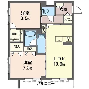 フォレナ森の台【SHM】【2階】の間取り