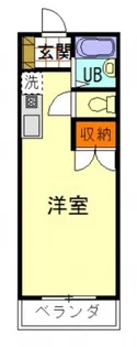 ロイヤル戸坂【5階】の間取り