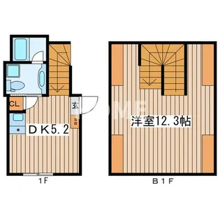 CONTEL SASAZUKA【1階】の間取り