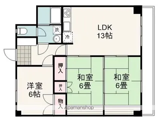 丸仲ビル【5階】の間取り