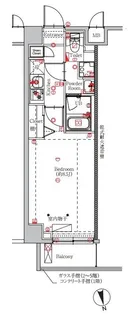 ヴォーガコルテ狛江【1階】の間取り
