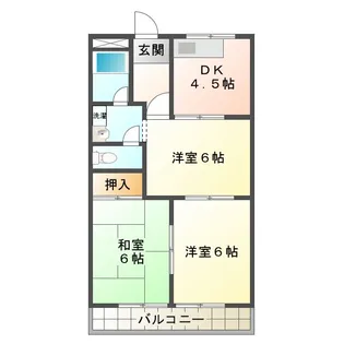 ダイヤマンション【1階】の間取り
