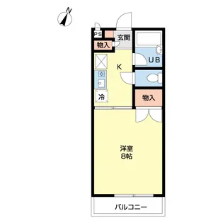 ティンカーベル【2階】の間取り
