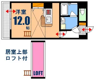 国泰寺Mビル【2階】の間取り