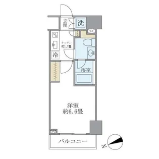 KDXレジデンス文京湯島【5階】の間取り