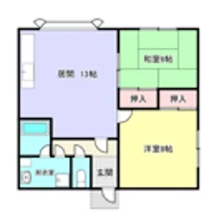 コーポ入江【2階】の間取り