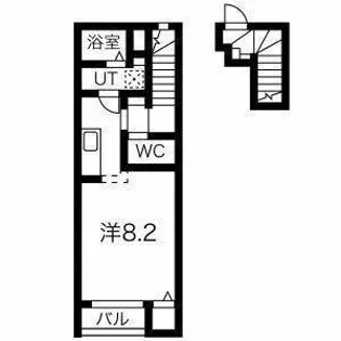 アズグレイスIII【2階】の間取り