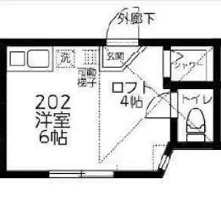 グリーン川崎桜本【2階】の間取り