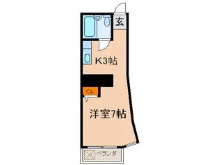メゾンザオ-II【1階】の間取り