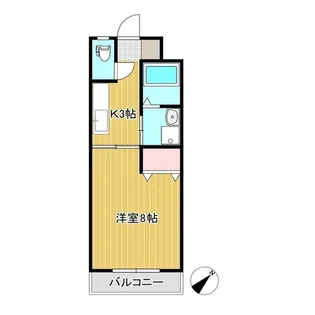 カレント大井が丘【3階】の間取り