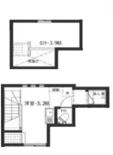 SKY HOUSE B棟【2階】の間取り