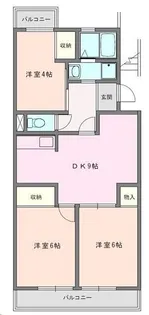 サニーコーポラス【2階】の間取り