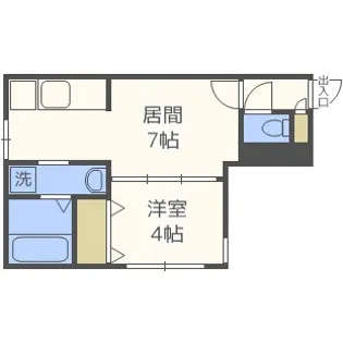 グランデ円山【2階】の間取り