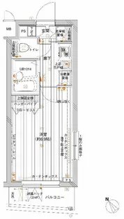 メインステージ赤塚【3階】の間取り