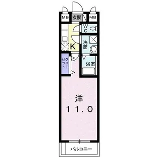 カサ フェリシダ【2階】の間取り