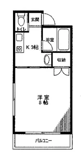 DANハイツ3号棟【3階】の間取り