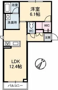 Luana(ルアナ)【2階】の間取り