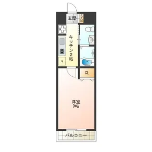 リアライズ住之江公園【5階】の間取り
