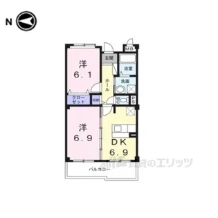 コートアプルーバルネオ【2階】の間取り