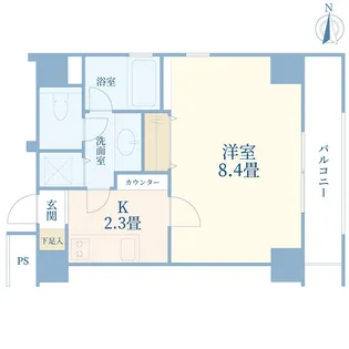 リラーシュコート西蒲田【7階】の間取り