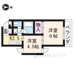 ラセットアベニュー【2階】の間取り
