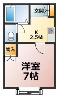 サンハイツ杉浦 II【1階】の間取り
