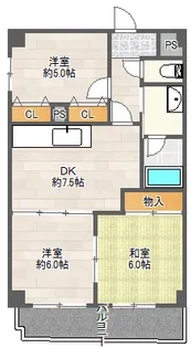 ピノヴェルデ【5階】の間取り