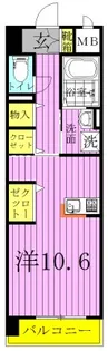 ハンプトン【2階】の間取り