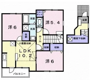 デルソル【2階】の間取り