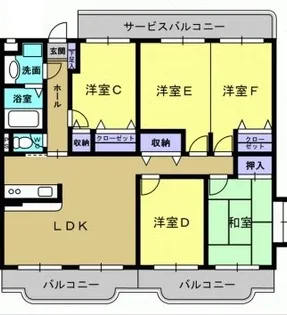 ユーミーナリサII【3階】の間取り