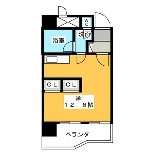 サンプラザ金山【2階】の間取り