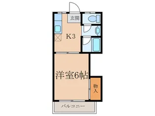 ヴァンヴェ-ル【2階】の間取り