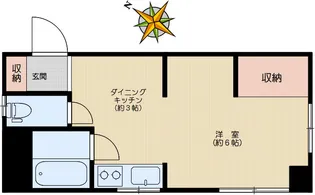 ニュールックハイツ【5階】の間取り