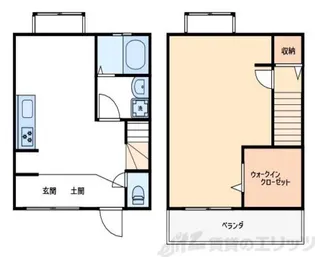サニーハイツ吉川の間取り