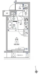 RELUXIA品川東大井【3階】の間取り