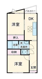 丸喜ビル【2階】の間取り