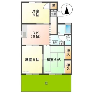 シャンポール芳泉B【1階】の間取り