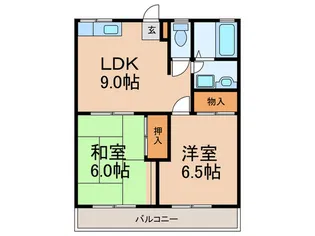 ヴィラABS【2階】の間取り
