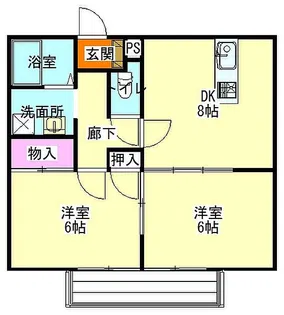 フリーランス大胡C【2階】の間取り