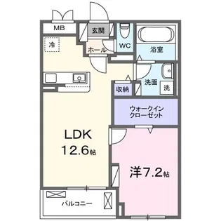 グロブナーパレス北山【3階】の間取り