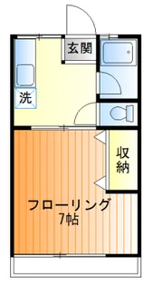 第1豊実荘【2階】の間取り