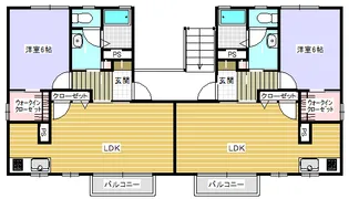 フォーレスト門野C【1階】の間取り