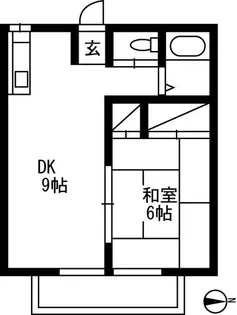 サカエコーポ【2階】の間取り