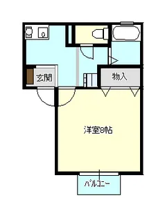 グランシャリオII【1階】の間取り