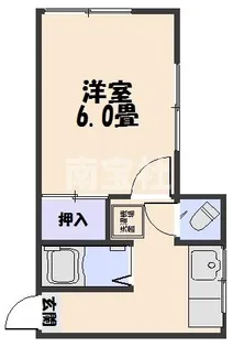 上園アパート【2階】の間取り