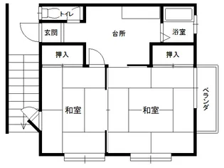 メゾン岩本【2階】の間取り